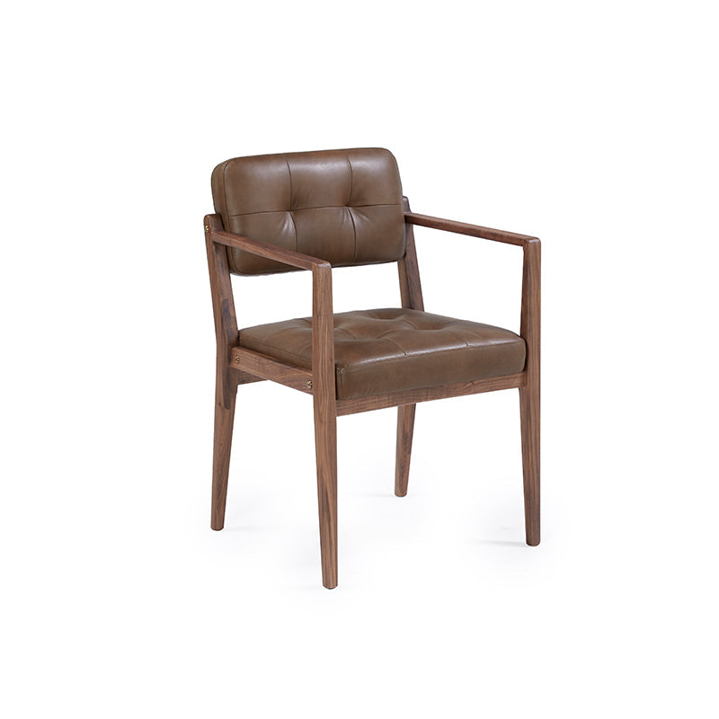 Axel Dining Arm Chair - Leather
