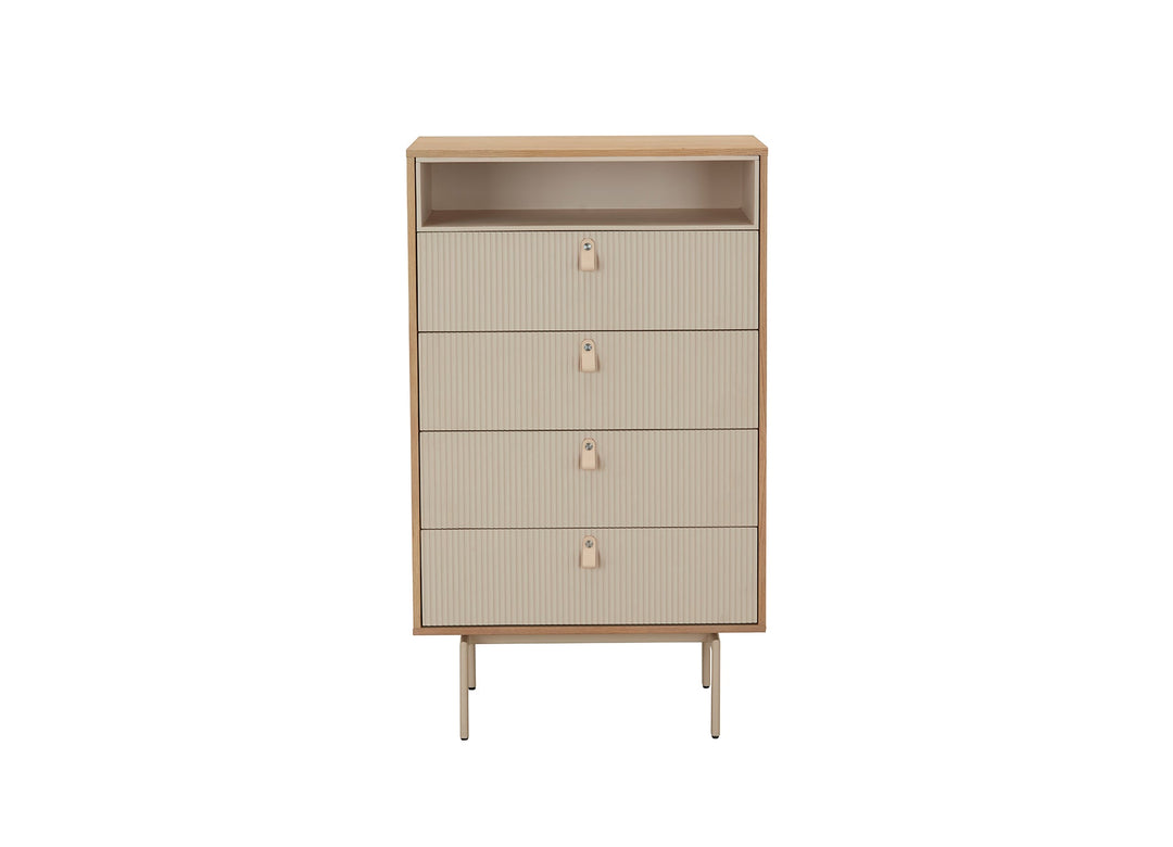 Creme 4-Drawer Chest