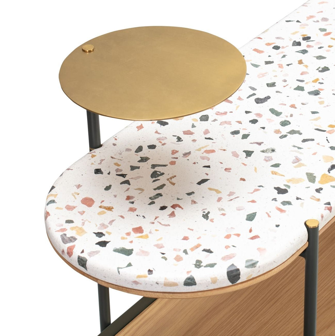 Tierra Coffee/End Table Extension Top Dia28*15