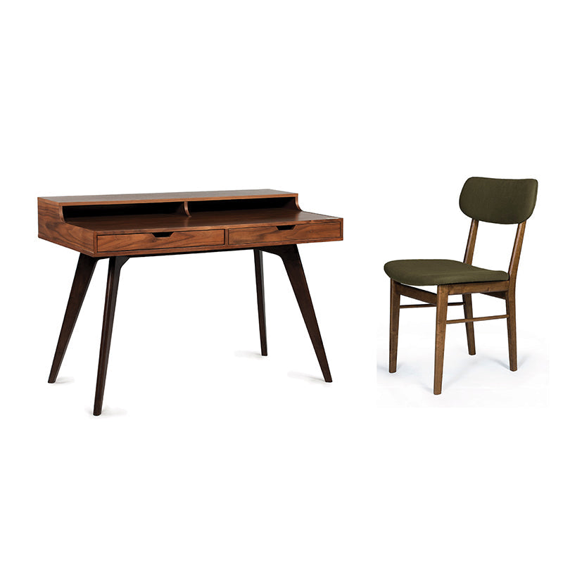 Crimson Writing Desk + Crimsonbrigham Chair N417 (Wfh Set)