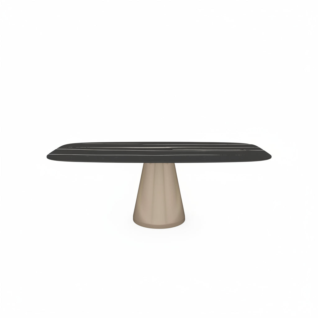 Cone Marble-Top Dining Table - Squircle