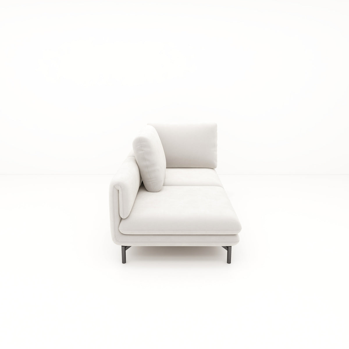 Crème II Sofa C3 Chaise W/Left Arm
