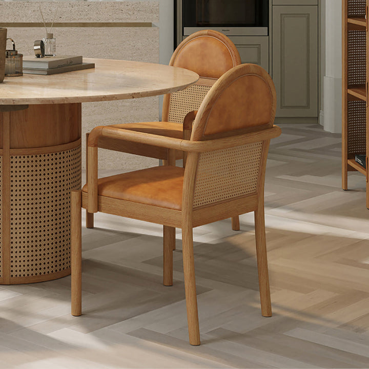 Siena Arm Chair - Matte Oak