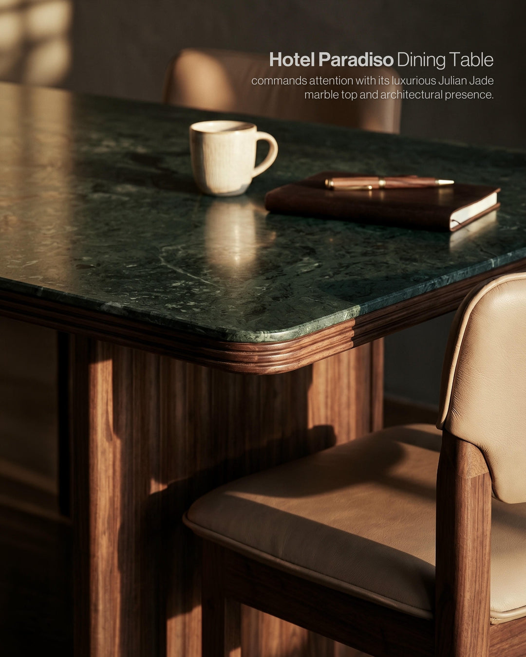 Hotel Paradiso 1.8m Marble-Top Dining Table