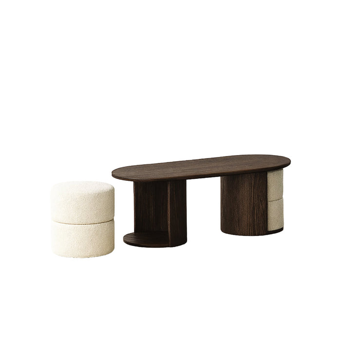 Soho Coffee Table &amp; Stool Set