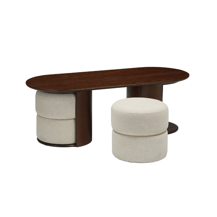 Soho Coffee Table &amp; Stool Set