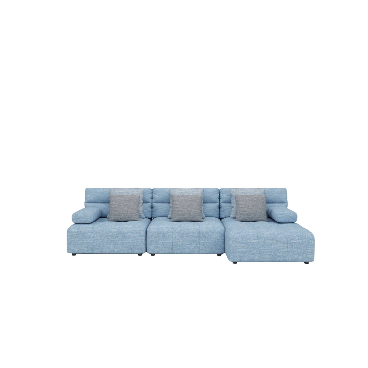 Tuft 2L-Shape Sofa Chaise on Right (Set)