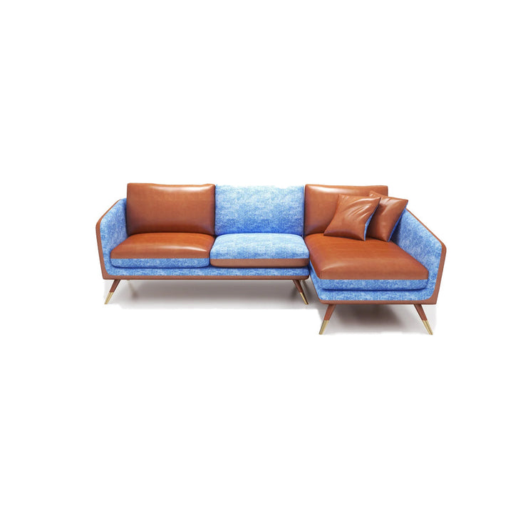 Volta Sofa 2L-Shape Chaise on Right (Mixed Upholstery)